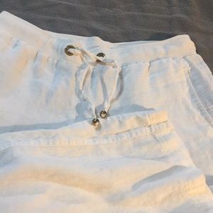 Linen white pants